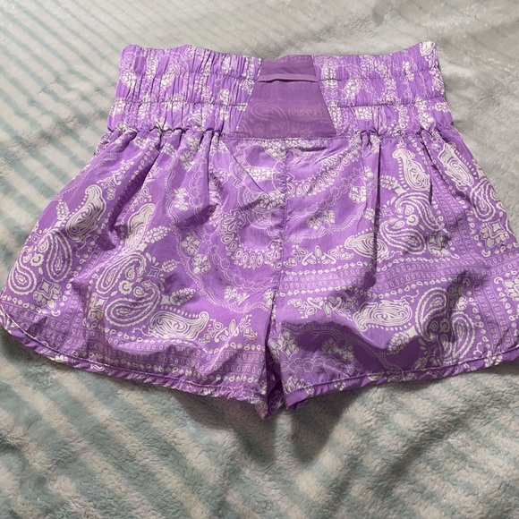 Free People The Way Home Printed Shorts in Bandana Mexican Sage - Picture 4 of 6